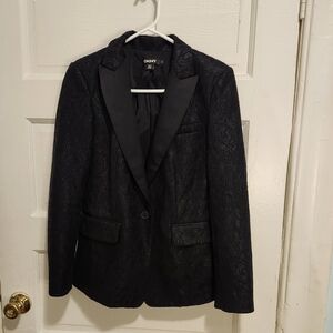 DKNY Contrast Collar Blazer